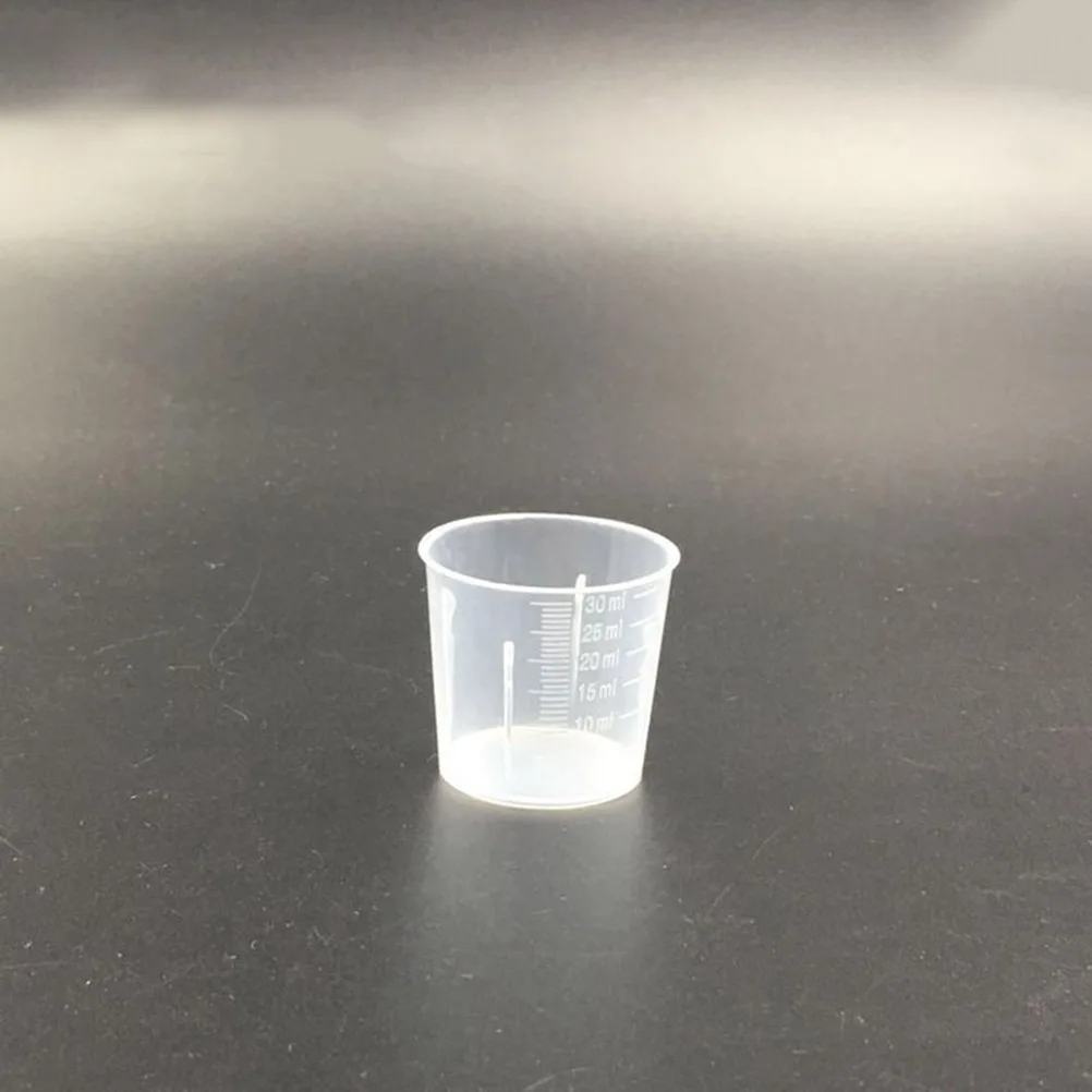 

50 Pcs Plastic Measuring Cups Graduated Beakers 30ml Multi Purpose Liquid Powder Measurement Kitchen Tools