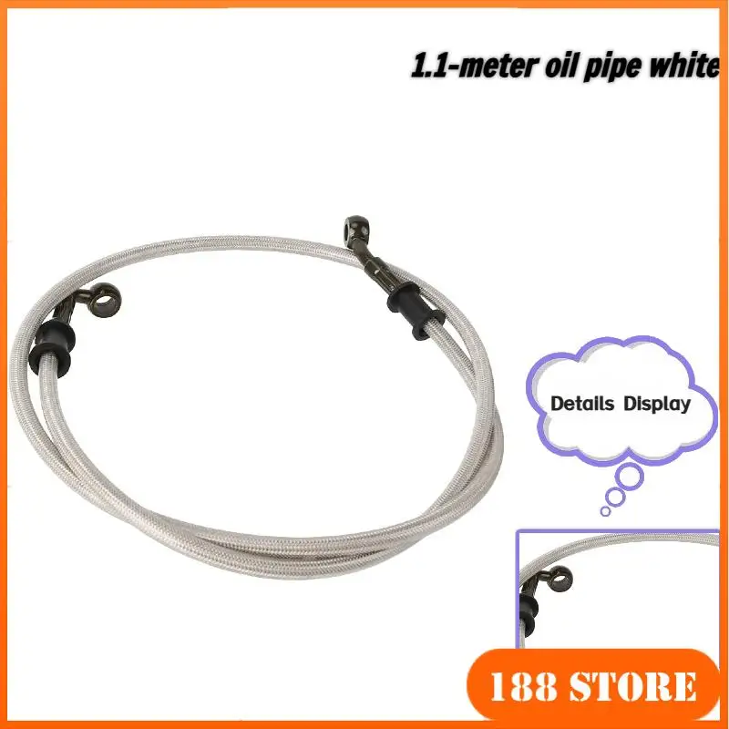 

110cm Motorcycle Brake Clutch Oil Hose - High Performance Motorbike Brake Hose Cable Accessories for Racing Dirt Pit Bikes