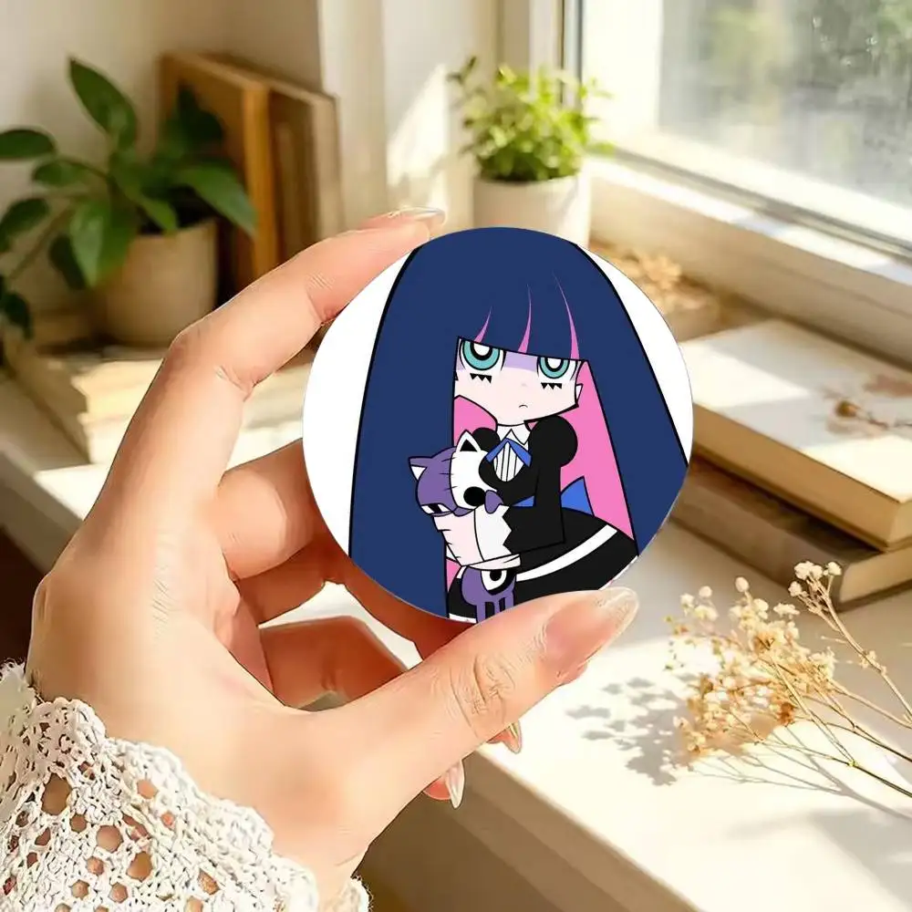 Panty Stocking with Garterbelt Cartoon stocking 25 32 44 58 75mm Round Badges Brooches Lapel Pins Fashion Accessory Present Gift