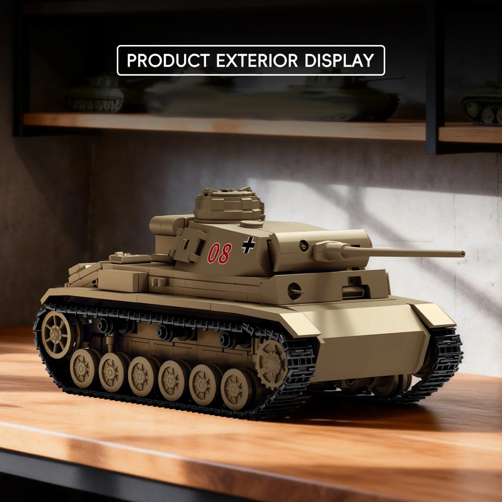 481 peças de Blocos de Montar - Lego Compatible Military Tank avaliação e preço