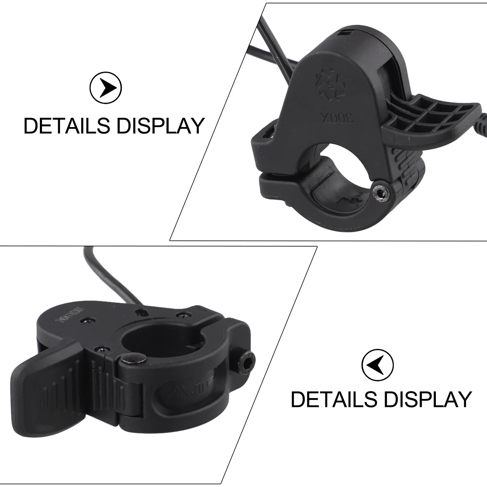 

Electric Bicycle 300X Thumb Throttle Waterproof Plug Right/Left For Bafang M-id Motor Ebike Thumb Throttle Cycling Accessories