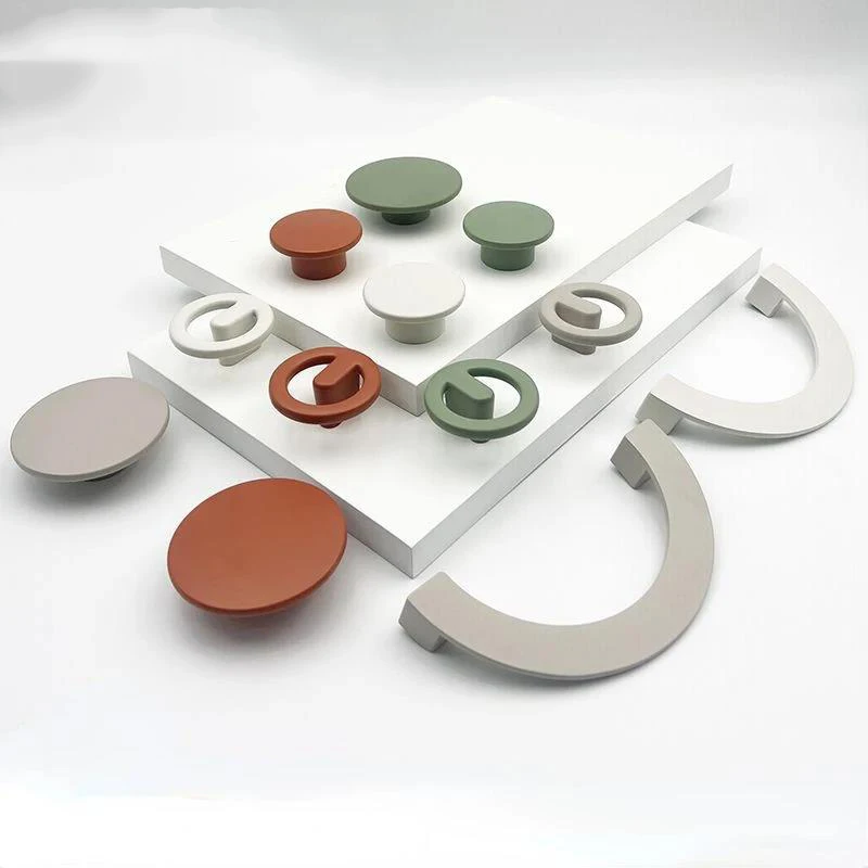 Furniture Handles Kitchen Zinc Alloy Drawers Cabinets Wardrobes Modern Cabinets Door Handles Dressing Tables Shoe Cabinets