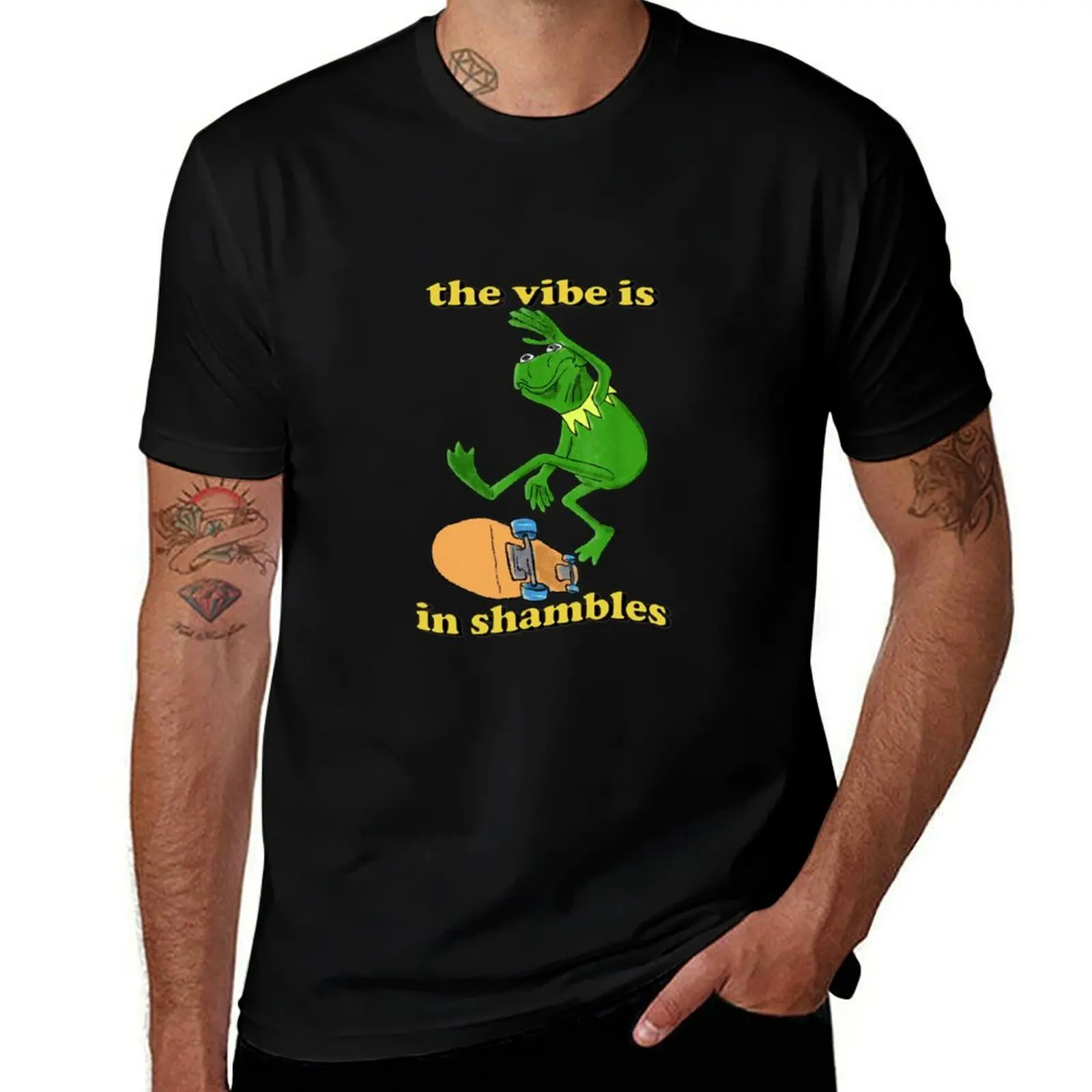 The Vibe Is In Shambles T-Shirt Urban Casual Loose Fit Tee T-Shirt