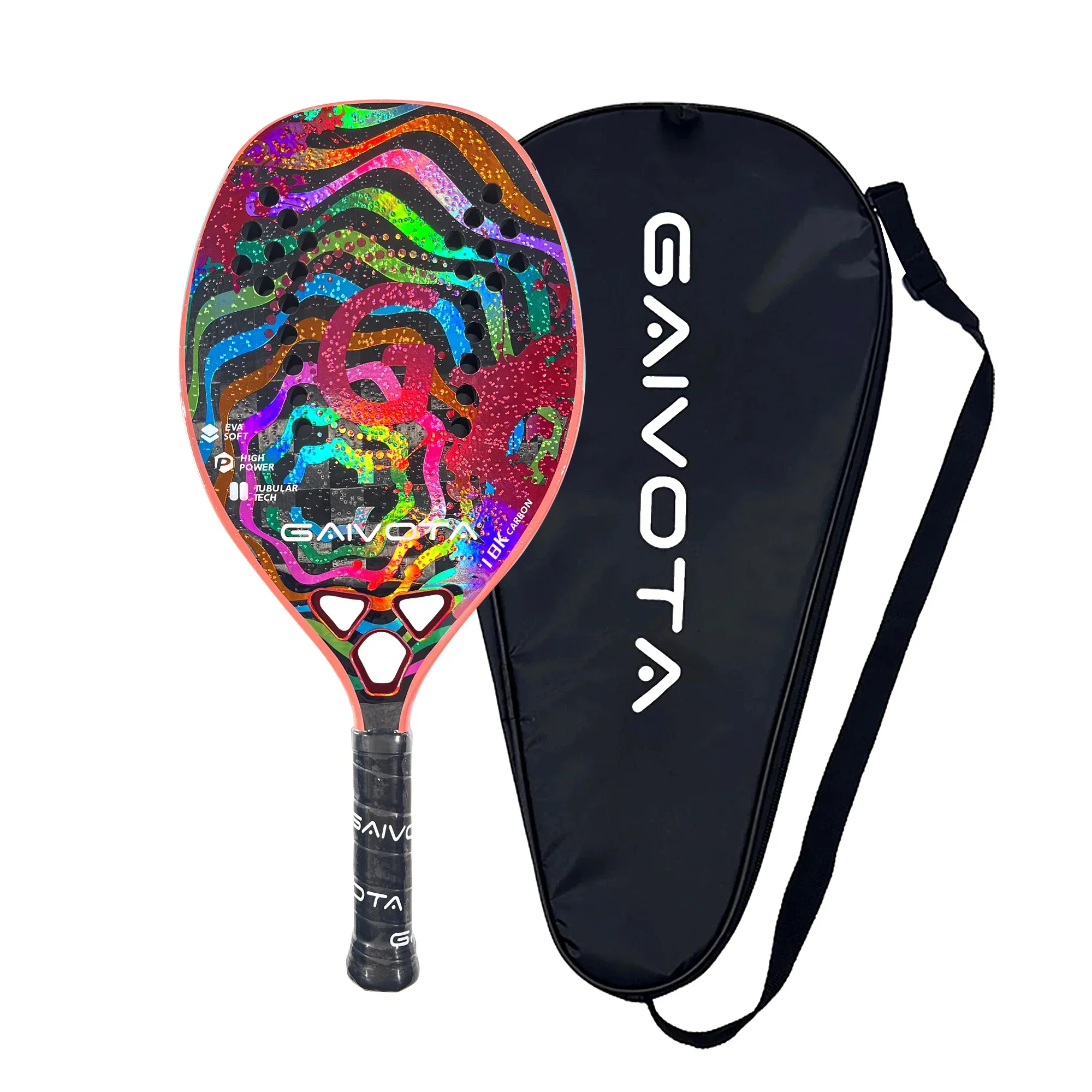 Gaivota 2024 Beach  Tennis Racquet 18K Carbon Belt Backpack