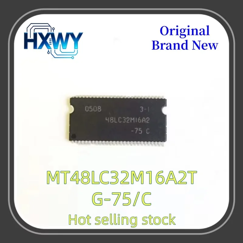 (3/20 Pieces) MT48LC32M16A2TG-75/C MT48LC32M16A2 TSOP-66 SDRAM Memory Factory Wholesale Cheap IC Chip Fast Shipping