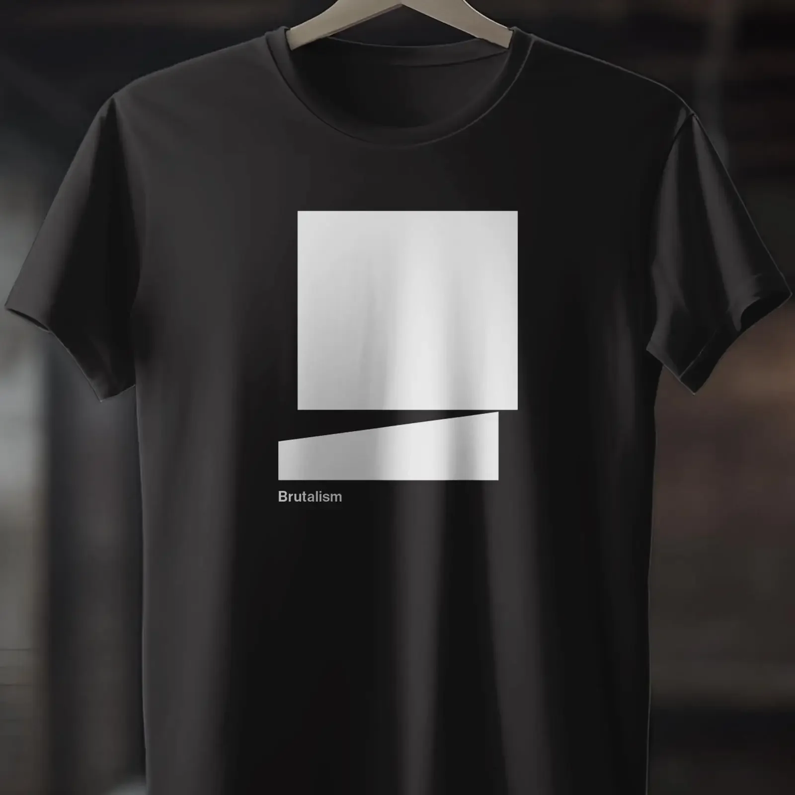 Brutalism Architecture Design T shirt vintage Washed Unisex homme Casual Slightly designer clothes Comfortable Versatile