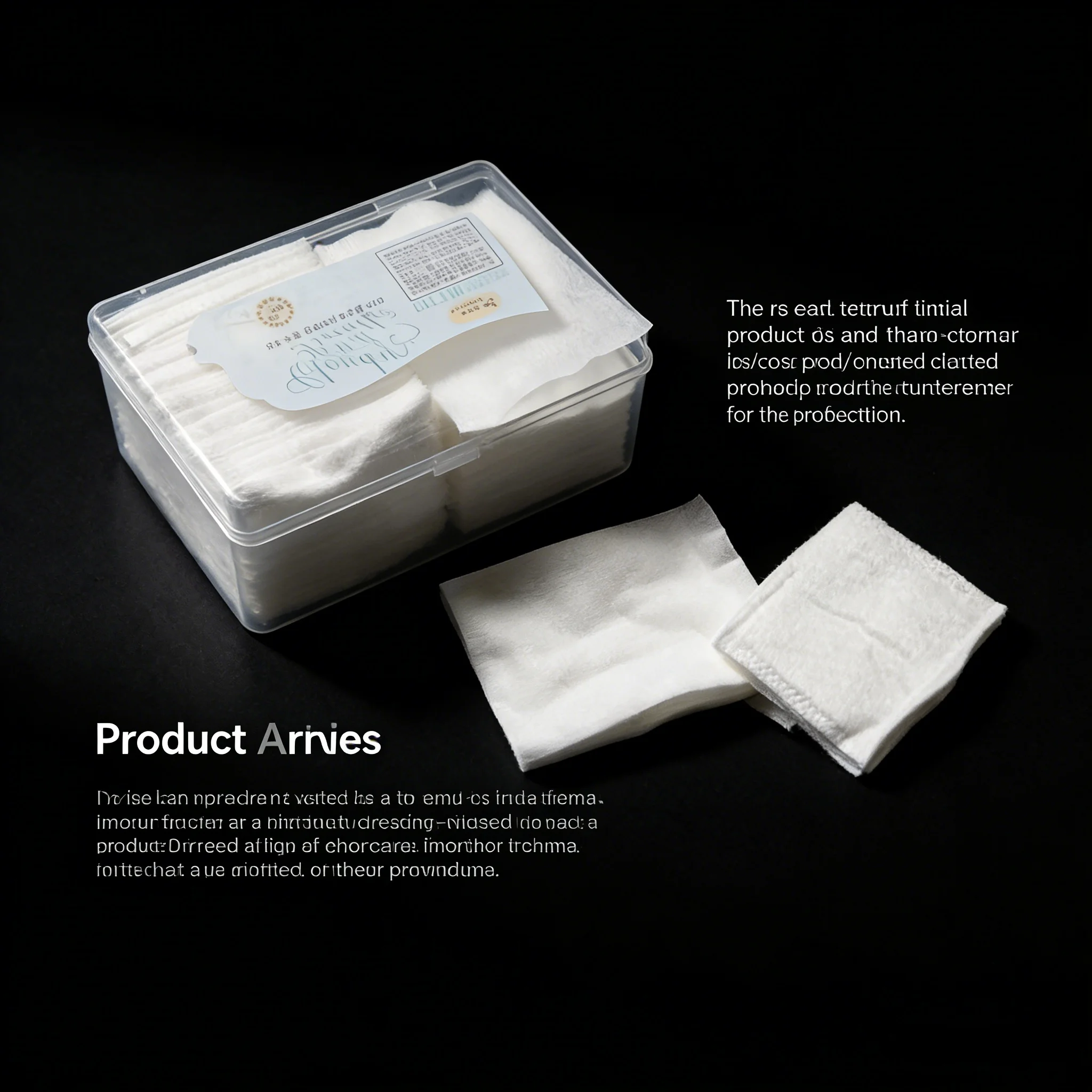 135 pieces of box-packed thick, soft makeup wipes, suitable for both wet application and removal of makeup.