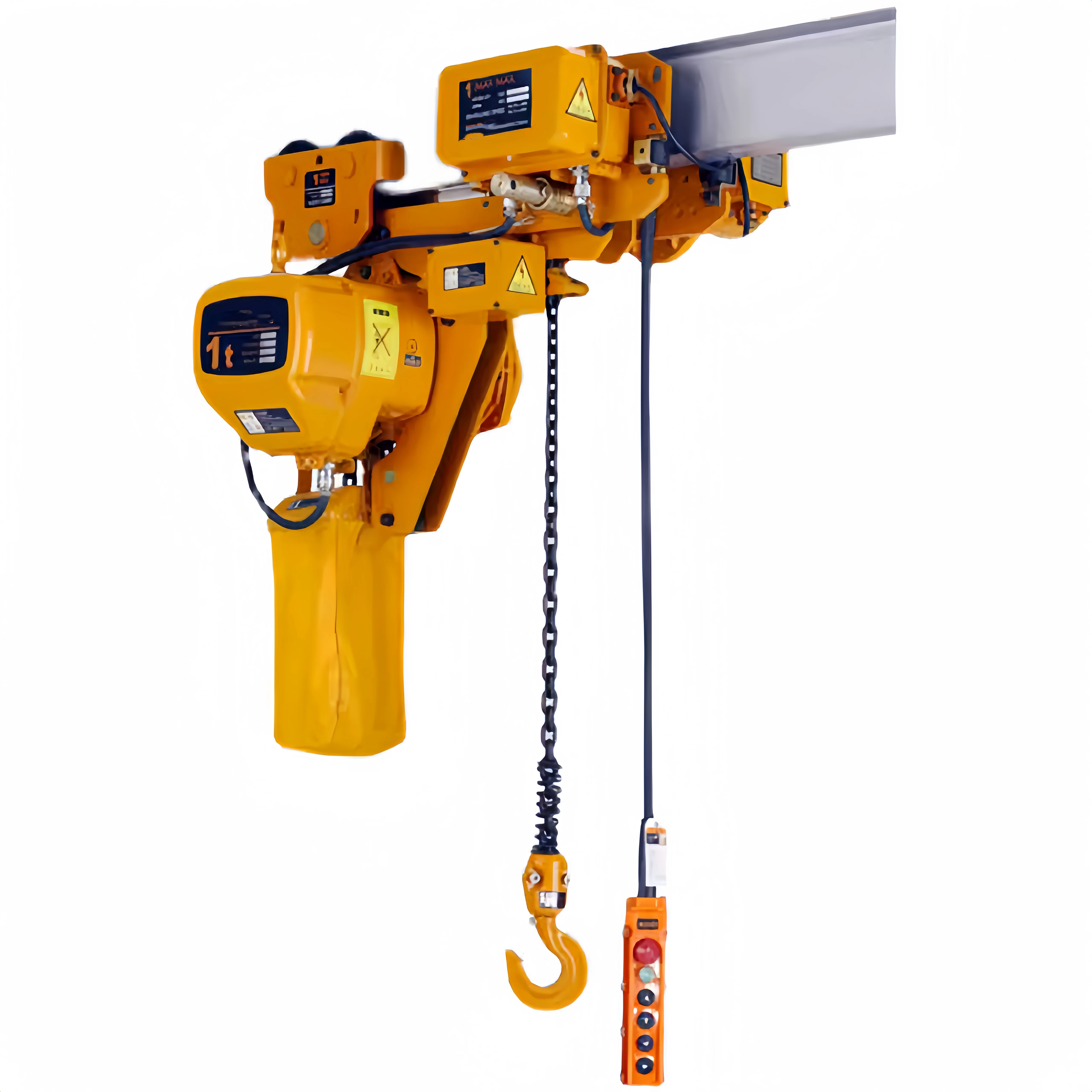 

New Hot Sale 1 Ton Steel Electric Chain Hoist Winch with Remote Control IP68 Protection 3-Year Warranty for Construction Hotels
