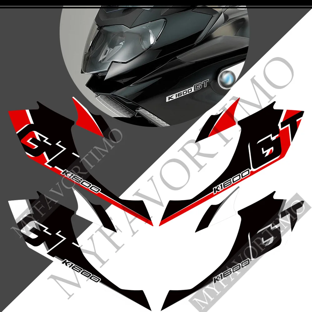  For BMW K1600GT K1600 K 1600 GT Motorcycle body Tank pad Grips Trunk Pannier cases PVC stickers decals kit