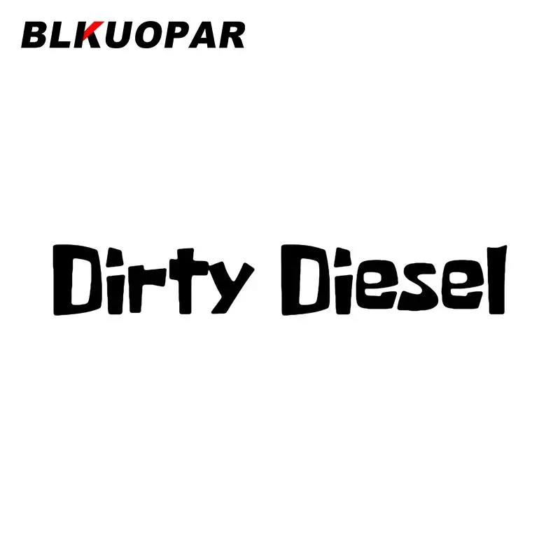 BLKUOPAR Dirty Diesel Car Stickers Vinyl Laser Creative Decal Scratch-Proof Waterproof Refrigerator Air Conditioner Car Goods