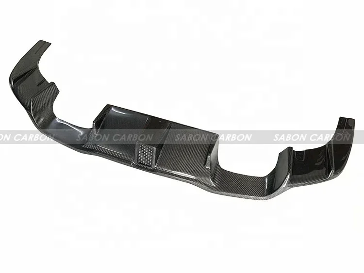 F87 M2 Competition LED style Carbon Fiber Rear Bumper Diffuser Lip Spoiler For BMW F87 M2 M2C