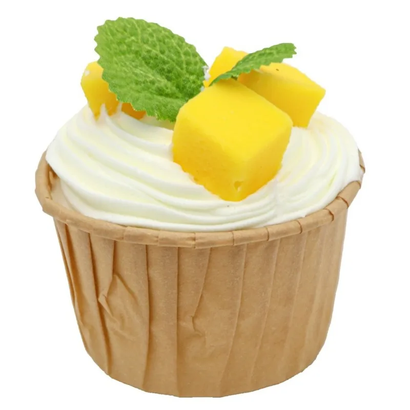 3PCS Artificial Fake Cream Cupcake Model, Ins Style Realistic Cake Prop for Food Photography, Window and Dessert Table Decor