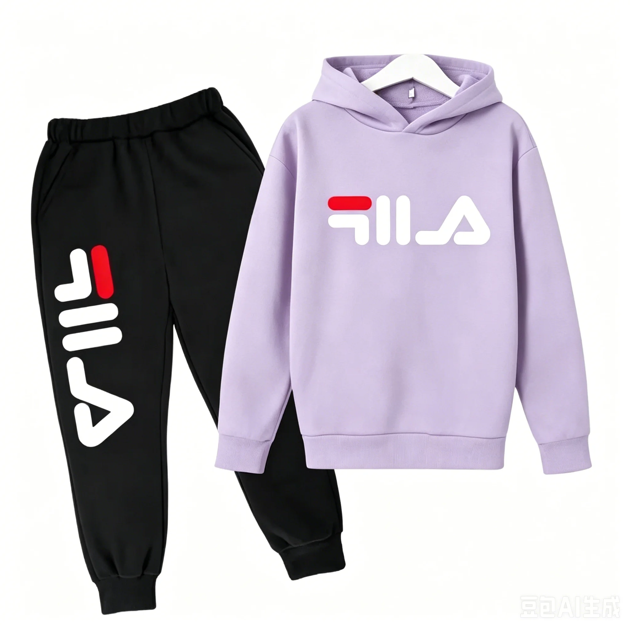 Frühling Herbst Neue Mode Kinder-Trainingsanzüge 3-12 Jahre Jungen und Mädchen Lässige Sport-Hoodie-Oberteile+Hosen 2-teilige Sets Kinderkleidung