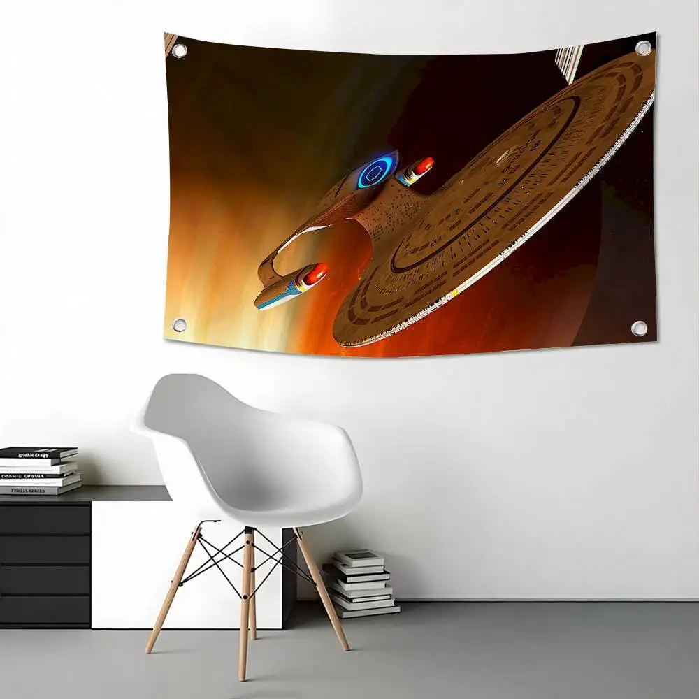TV S-Star T-Trek Cool Flags for Bedrooms Home Decor Items Outdoor Decors Garage Decoration Flaga