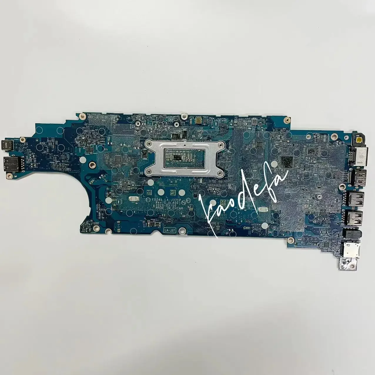 Imagem -02 - Placa-mãe do Portátil para Dell Latitude 5410 Fdz41 La-j371p Cpu I510310u Srgkx Ddr4 Cn030cv1 030cv1 30cv1 100 Teste ok