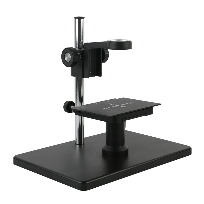 

125mm X Y Horizontal Moving Stage Objective Platform Adjustable Stand Holder 50mm Focus For Microscope