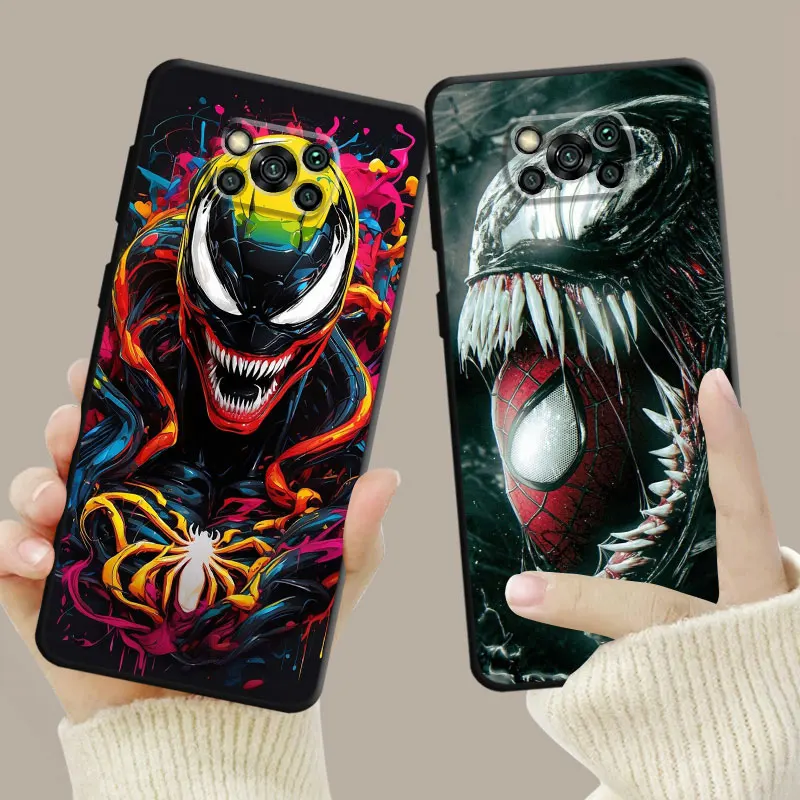 Phone Case For Xiaomi Poco X3 NFC F5 Mi 11T for Huawei P30 P40 for Honor X8a X8 90 for Pixel 7 Pro Marvel Ghost Rider Venom