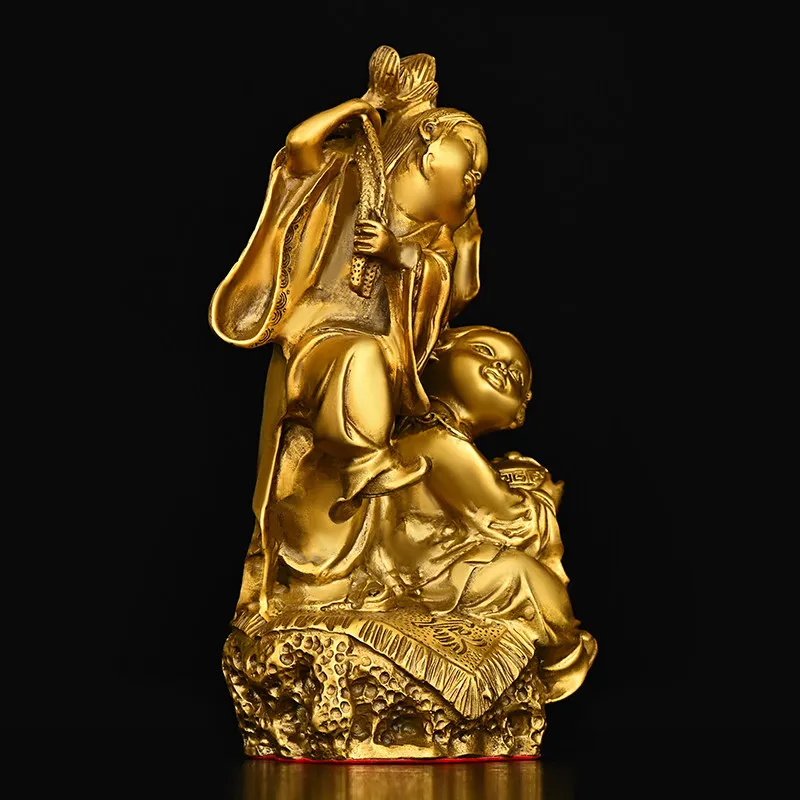 Pure Copper Heerxian Decoration Family Wedding Room He Newly-Married Marriage Decoration Home Bedroom Couple Decoration Gifts