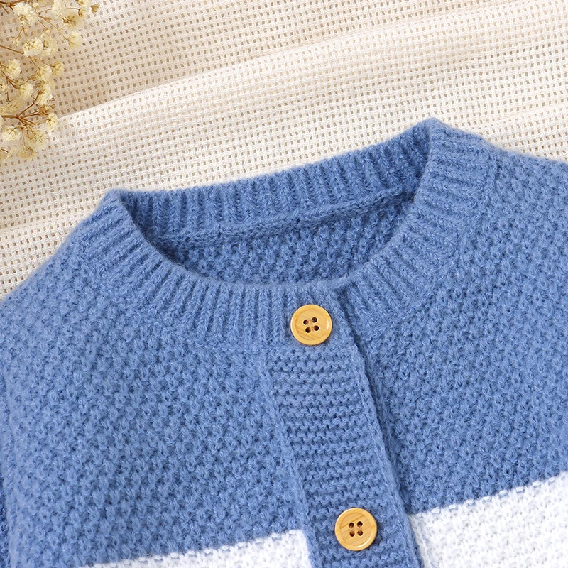 Baby Autumn and Winter Rompers Hats Clothing Knitted Spring Casual Full Sleeves Newborn Infant Boys Jumpsuits Outfits 0-18m Wear