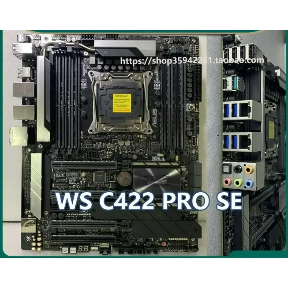 Used For ASUS WS X299 C422 SAGE10G PROSE 2066 Pin Dual Gigabit Ethernet Port main board