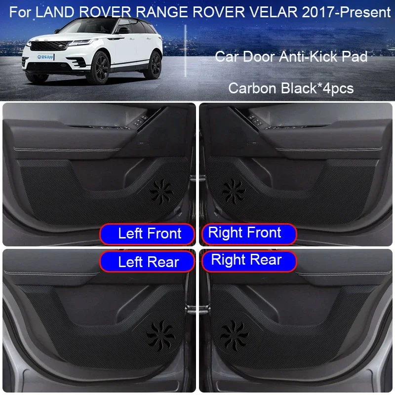 

For LAND ROVER RANGE ROVER VELAR 2017-2026 Car B-Pillar Door Anti-Kick Protect Pad Trunk Anti-Dirty Scratch Resistant Accessory