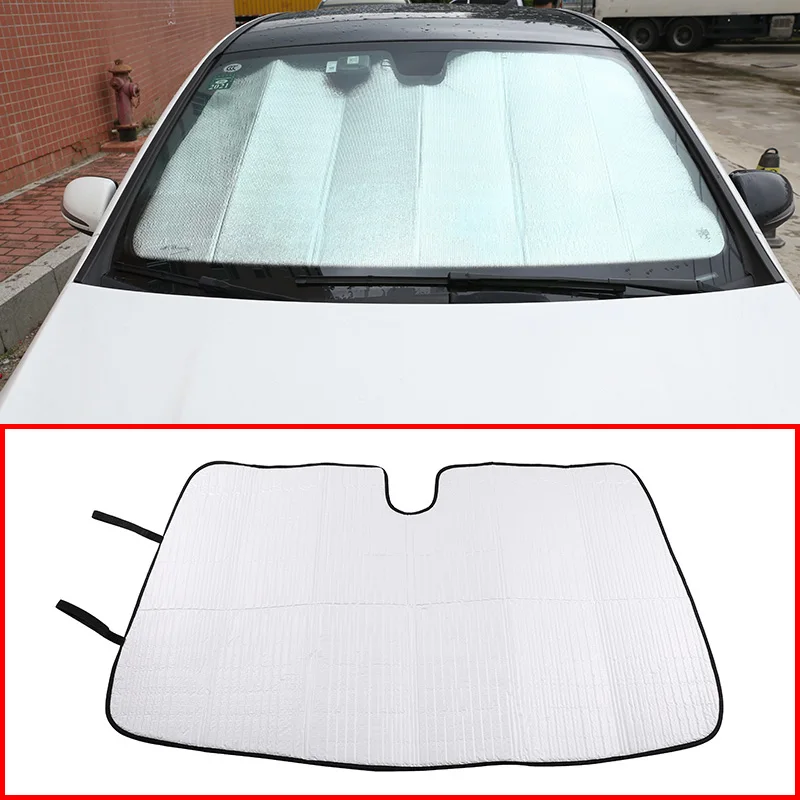 

For Mercedes Benz B Class W247 20-22 aluminum foil Silver Car Front Windshield Thermal Curtain Shading Sunscreen Car Accessories