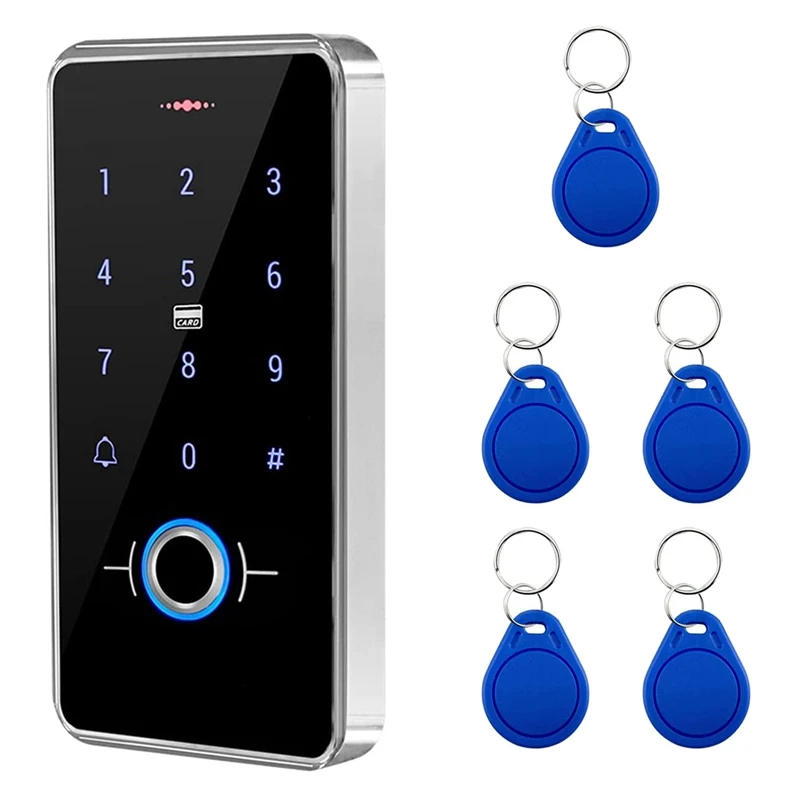 

IP68 Waterproof Fingerprint Access Control System,Wiegand 26 PIN Code RFID Keypad With 5PCS IC Key Fobs,Backlight