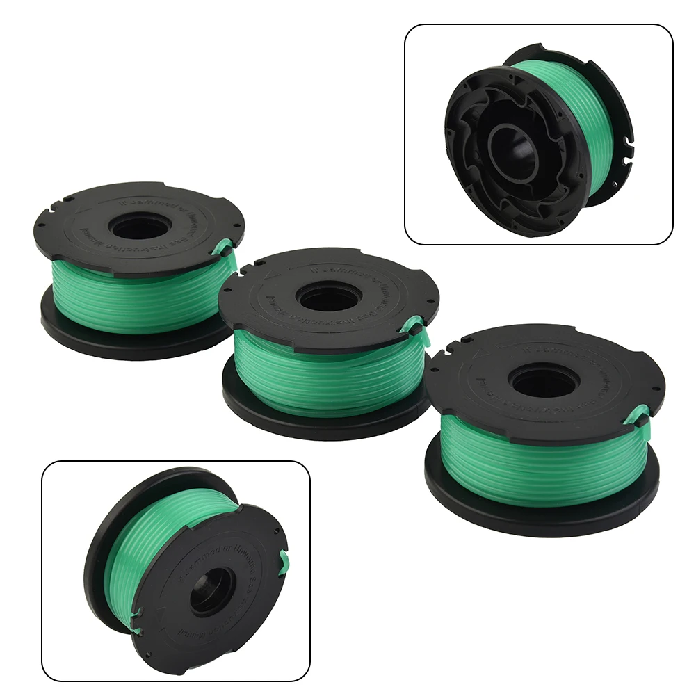 Spool Line High Quality Replacement Spool Line for Black & Decker GL7033 GL8033 GL9035 Trimmers A6482 (3 Pack)