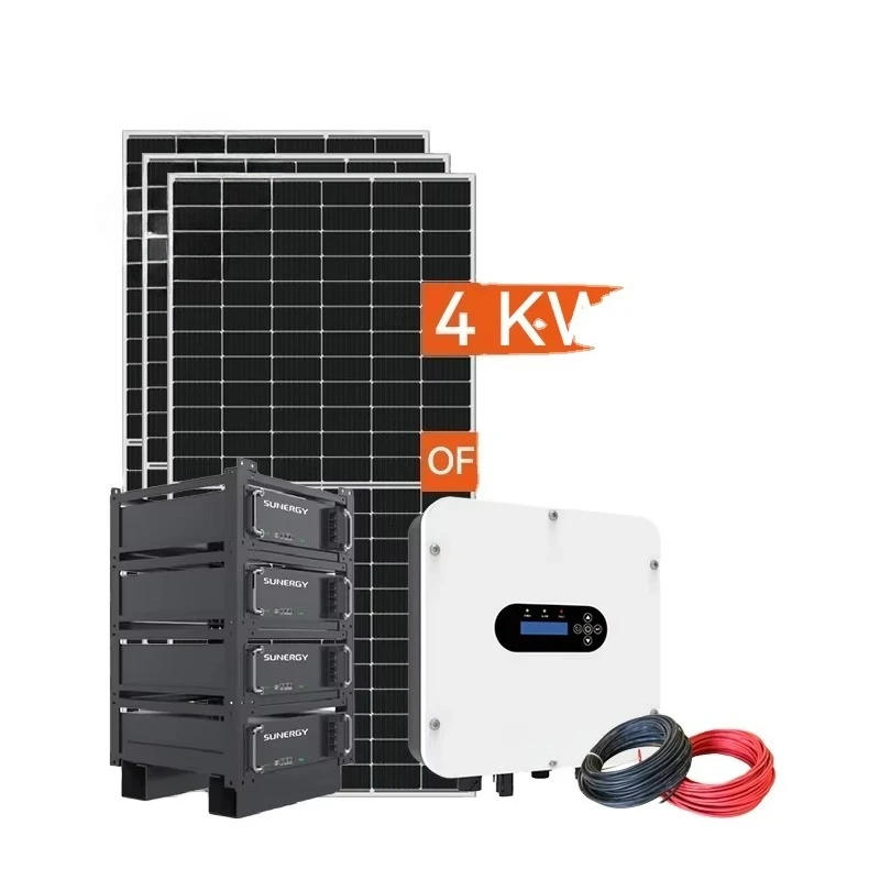 Residential Off Grid Photovoltaic Solar System 1KW 2KW 3KW   Solar Power System With Battery Complete Kit