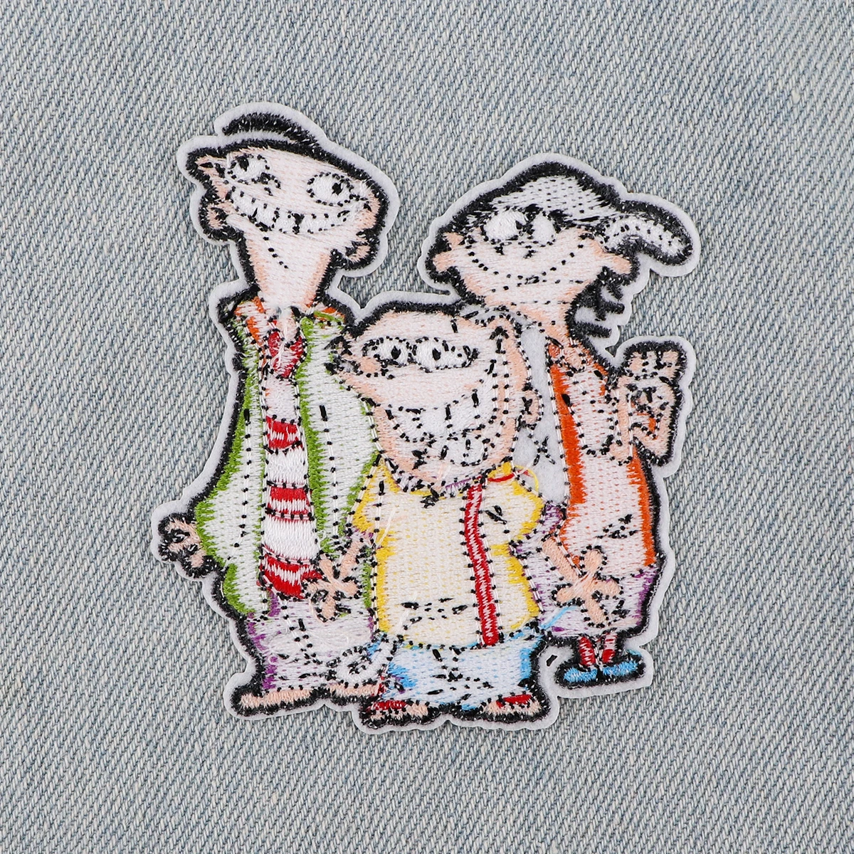 Funny Boy Embroidery Patch Cartoon Iron On Patches For Clothing Thermoadhesive Patches On Clothes DIY Sew Badges