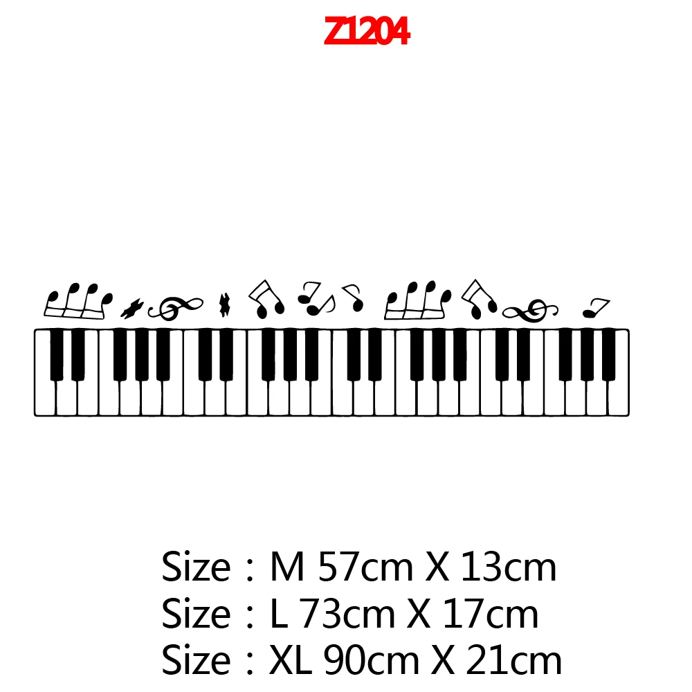 Free shipping Piano Decorative Sticker Waterproof Home Decor Living Room Bedroom Diy Pvc Home Decoration Accessories