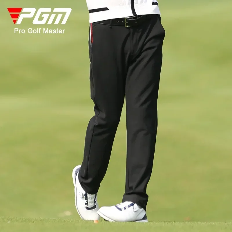 PGM Men's Golf Pants Autumn Winter Thickened Plush Thermal Sports Pants Golf Wear For Men XXS-XXXL KUZ137 NEW