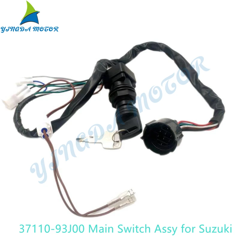 37110-93J00 37110-93J01 Boat Accessories Ignition Witch Assembly For Suzuki Outboard Motor 4T 20-250HP