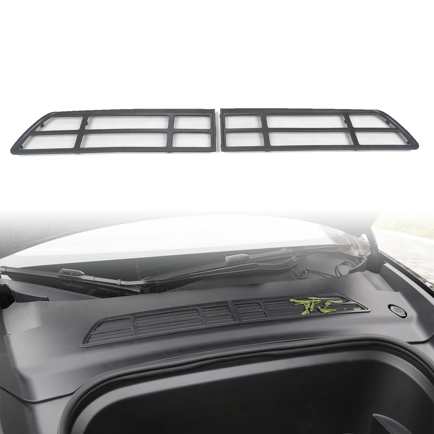 

Air Inlet Protection Cover For Tesla Model Y Insect-proof Net Front Trunk Air-conditioning Cover Intake Grille Clean Filter