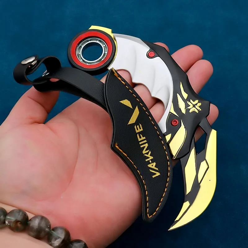 سلاح الشجاعة أبطال Karambit مخلب سكين لعبة الطرفية 16 سنتيمتر سلاح السيف المعدني نموذج اكسسوارات الحلي لعبة الأولاد هدية