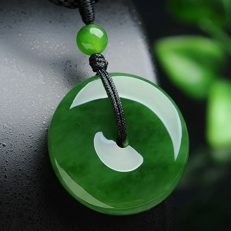 Jasper Peace Hetian Pendant, Ornaments Men And Women, Necklace , Jade Pendants