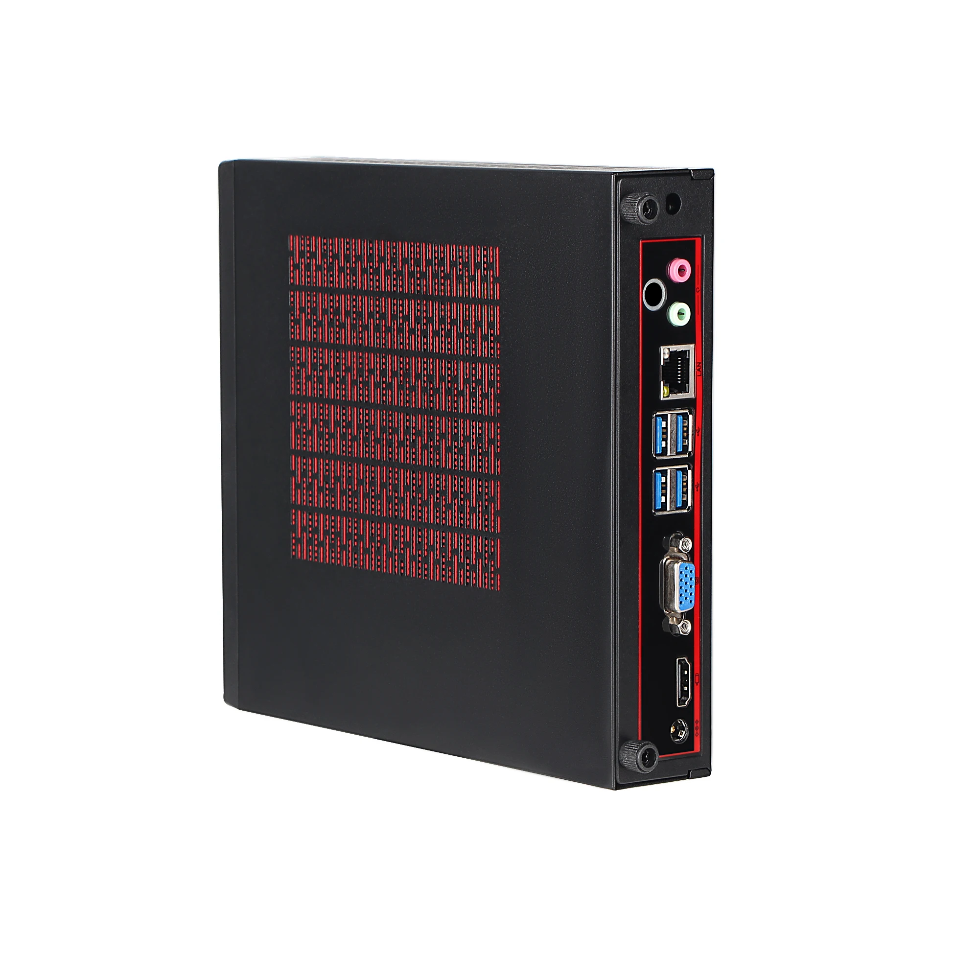 VNOPN رخيصة مكتب كمبيوتر صغير إنتل كور i7 8750H i7 7700HQ NUC 2 * M.2 NVME SSD Win10 HDMI VGA 4K HTPC تجميع لعبة كمبيوتر سطح المكتب