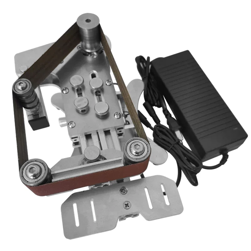 Dual Use Small Sanding Belt Rack For Vertical and Horizontal Sanding Polishing Electric Woodworking DIY Desktop Knife Sharpener