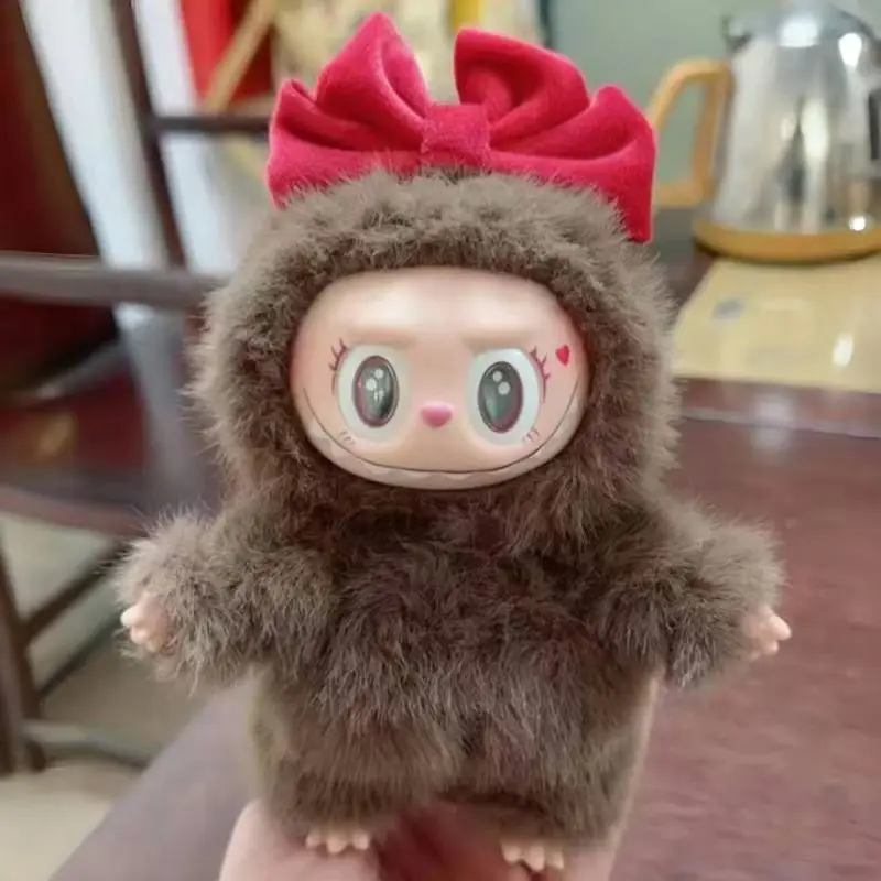 New Monster 1:1 Replica Labubu Series Zimomo Big Chief Handmade Change Baby Kawaii Doll Girl Toys Kawaii Birthday Gifts Ornament