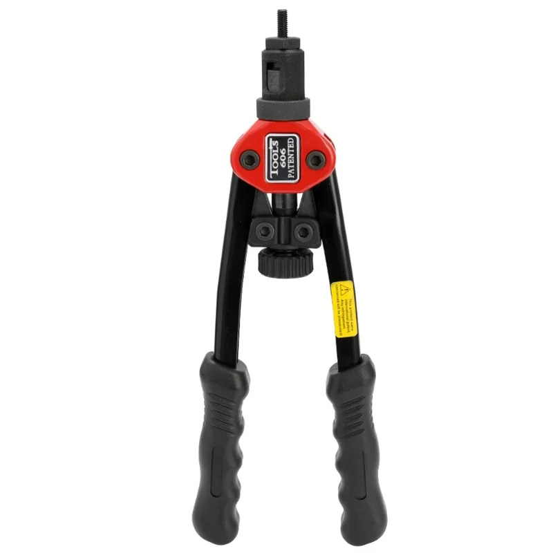 Rebitador Manual BT-606 de 12 polegadas, Ferramenta de Rebitagem com Inserção Dupla e Porcas