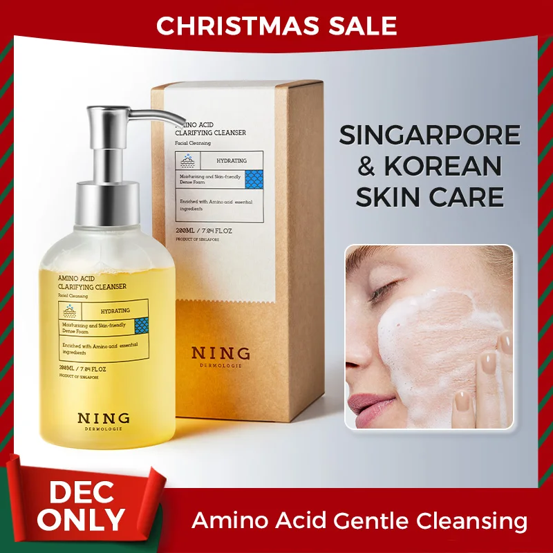 

Amino Acid Korean Facial Cleanser with Salicylic Acid – Deep Cleansing, Oil Balance, Help with Pore Tighten, Acne & Blackheads