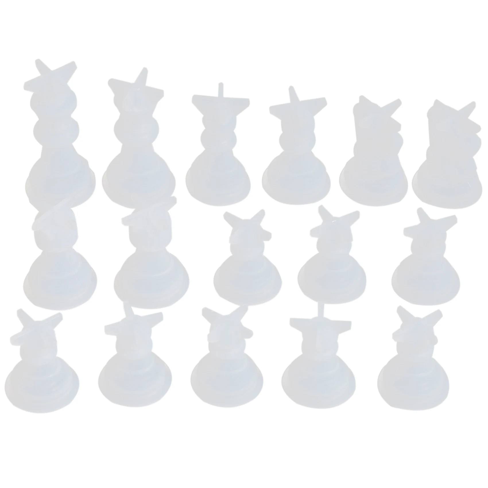 

ABZJ Chess Mold for Resin Silicone Chess Resin Mold Chess Crystal Epoxy Casting Molds for DIY Crafts Making Birthday Gift