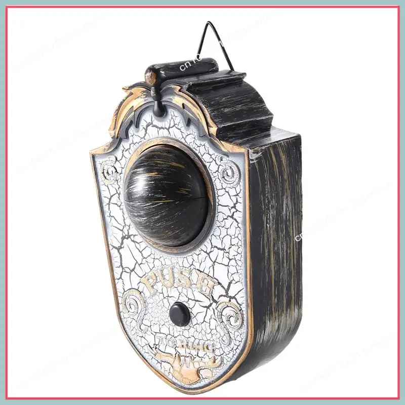 

N94R 1 PCS Doorbell Decoration Excellent Attractive Battery Powered PVC Eyeball Doorbell For Home Halloween Doorbell Eyeball Doo