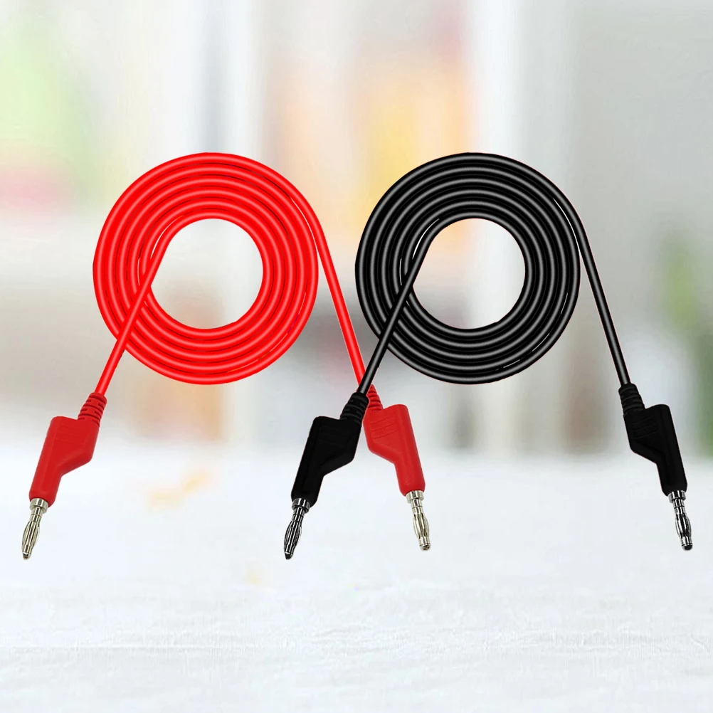

2Pcs Multimeter Lead Voltage Tester Laboratory Electric Connecting Wire Durable High Grade Safe Insulated Plastic