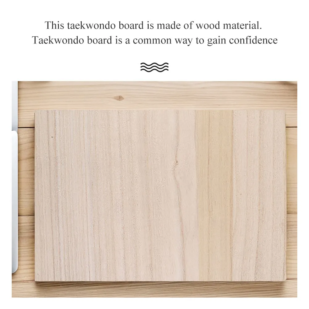 8pcs Taekwondo Practice Breaking Boards – Portable & Durable for Martial Arts Training