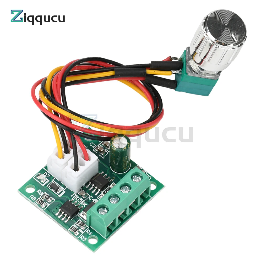 PWM DC Brush Motor Speed Controller DC Motor Regulator Control Module DC 1.8V 3V 5V 6V 12V 2A Speed Controller