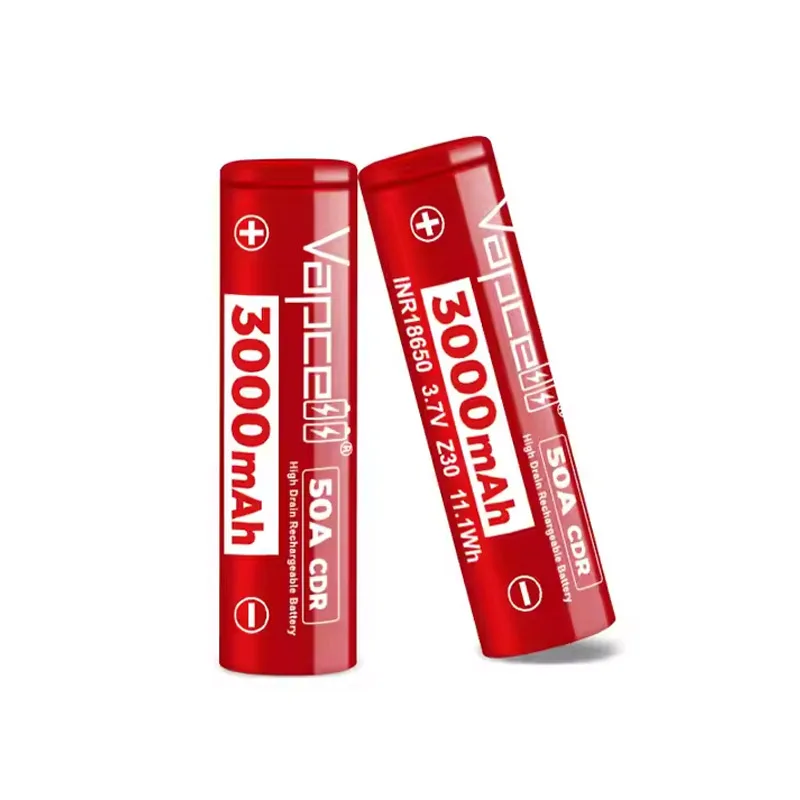 Vapcell z30 inr 18650 bateria original 3000mah cdr 50a max 80a célula de bateria de íon de lítio 18650 de alta potência para ferramenta elétrica