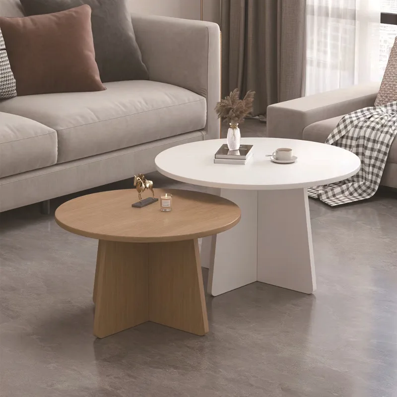 A few small coffee tables by the sofa, living room, household bedside shelves