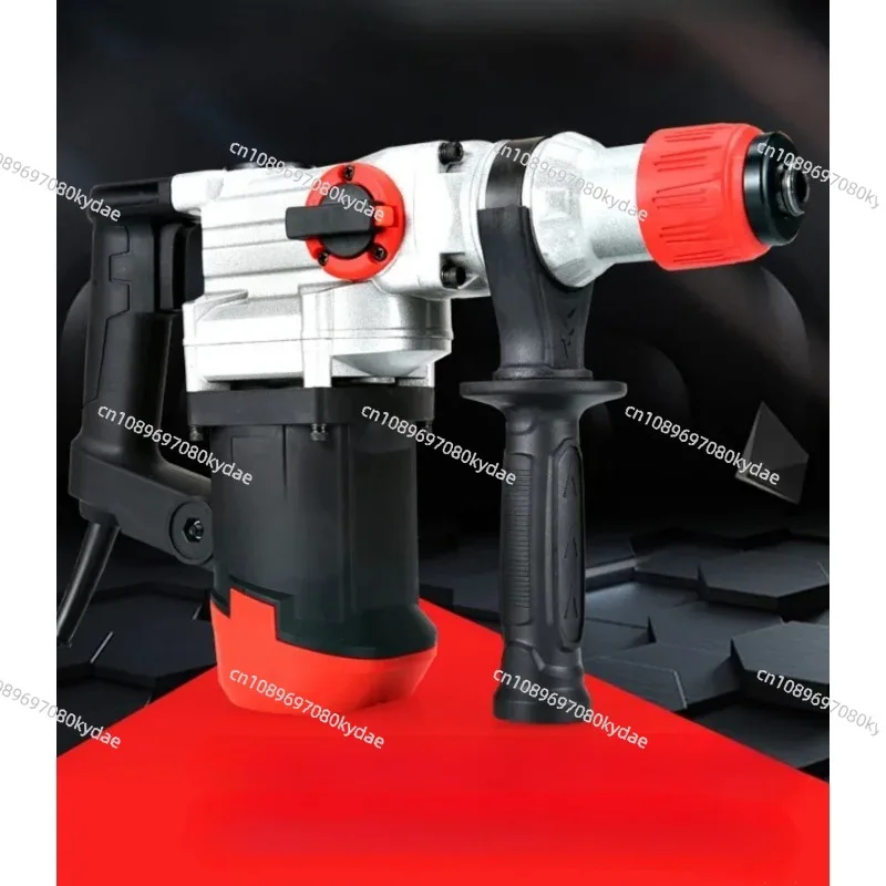220V Electric Hammer Pick Drill Hammer Drill Home Three Purpose Industrial High Power Wall Demolition Impact Drill Drilling Tool