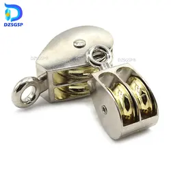 NEW 36MM Zinc alloy Swivel Fixed Pulley Sheave Lift Hoist Rope Hanging Single